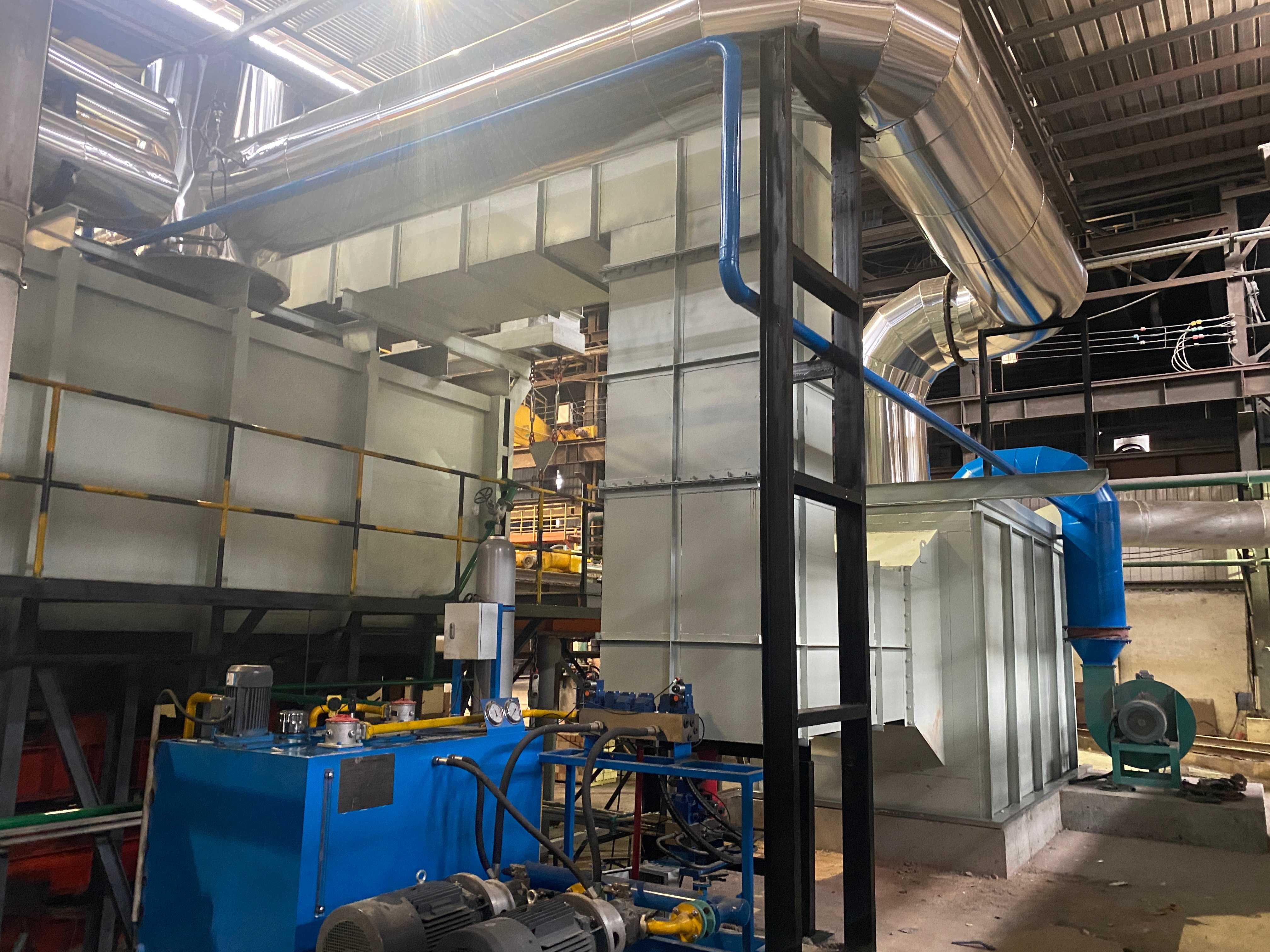 15*4m天然氣步進底式加熱爐